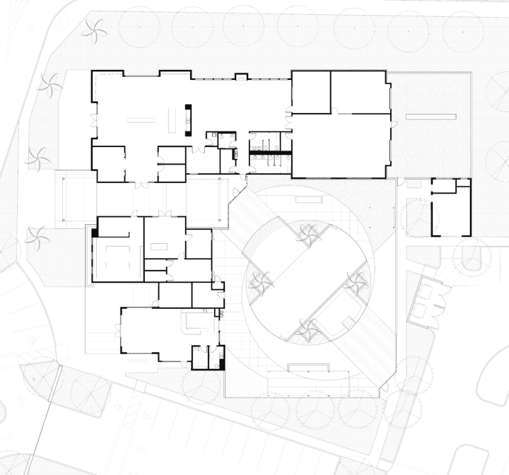 Black and white clean floor plan.